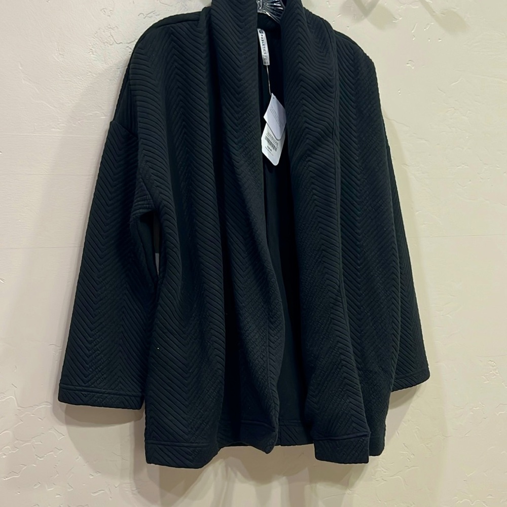 Fabletics Vanessa Quilted Cardigan Black XS